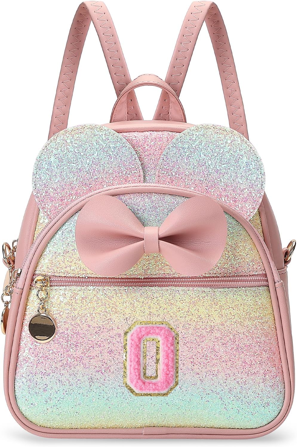Christmas Birthday Gift for 2 3 4 5 6 7 8 9 10 Year old Girls Personalized Initial Mini Backpack