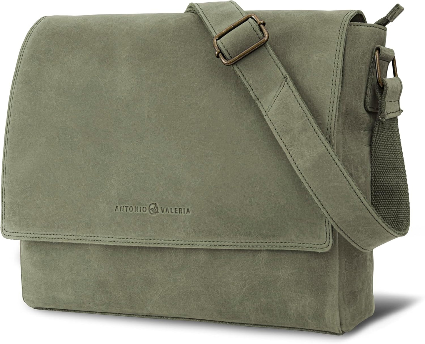 Antonio Valeria Robert Premium Leather Messenger Bag for Men