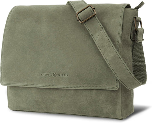 Antonio Valeria Robert Premium Leather Messenger Bag for Men