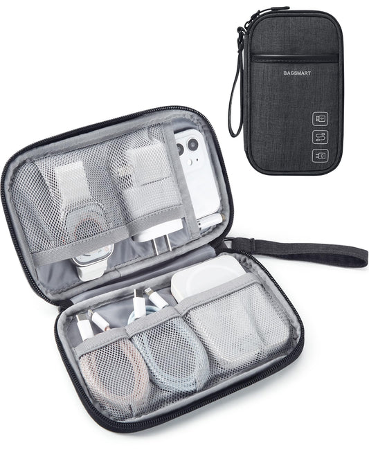 BAGSMART Cord Organizer Travel Cable Organizer Bag Tech Electronic Organizer Travel Case, Travel
