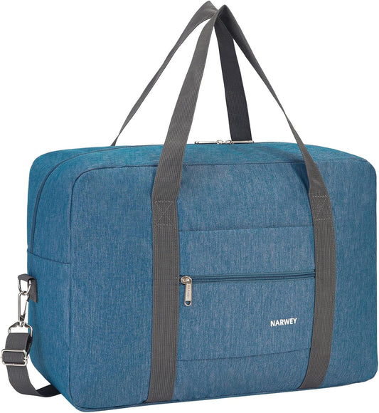 For Spirit Airlines Personal Item Bag 18x14x8 Foldable Travel Duffel Bag Tote Carry on Luggage Duffle Overnight for Women and Men