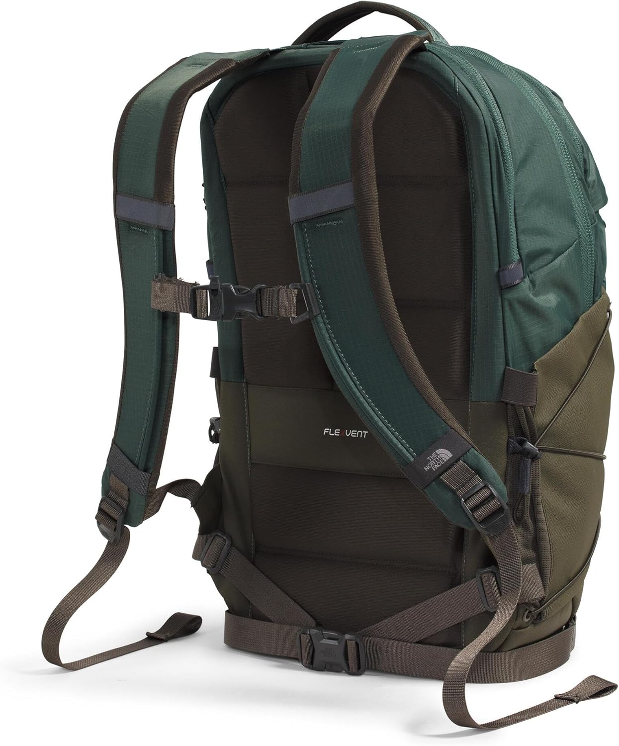 The North Face Borealis Commuter Laptop Backpack | Water Repellent Finish, 16" Laptop Sleeve, Large Main Compartment for Everyday Carry, Duck Green/New Taupe Green, One Size