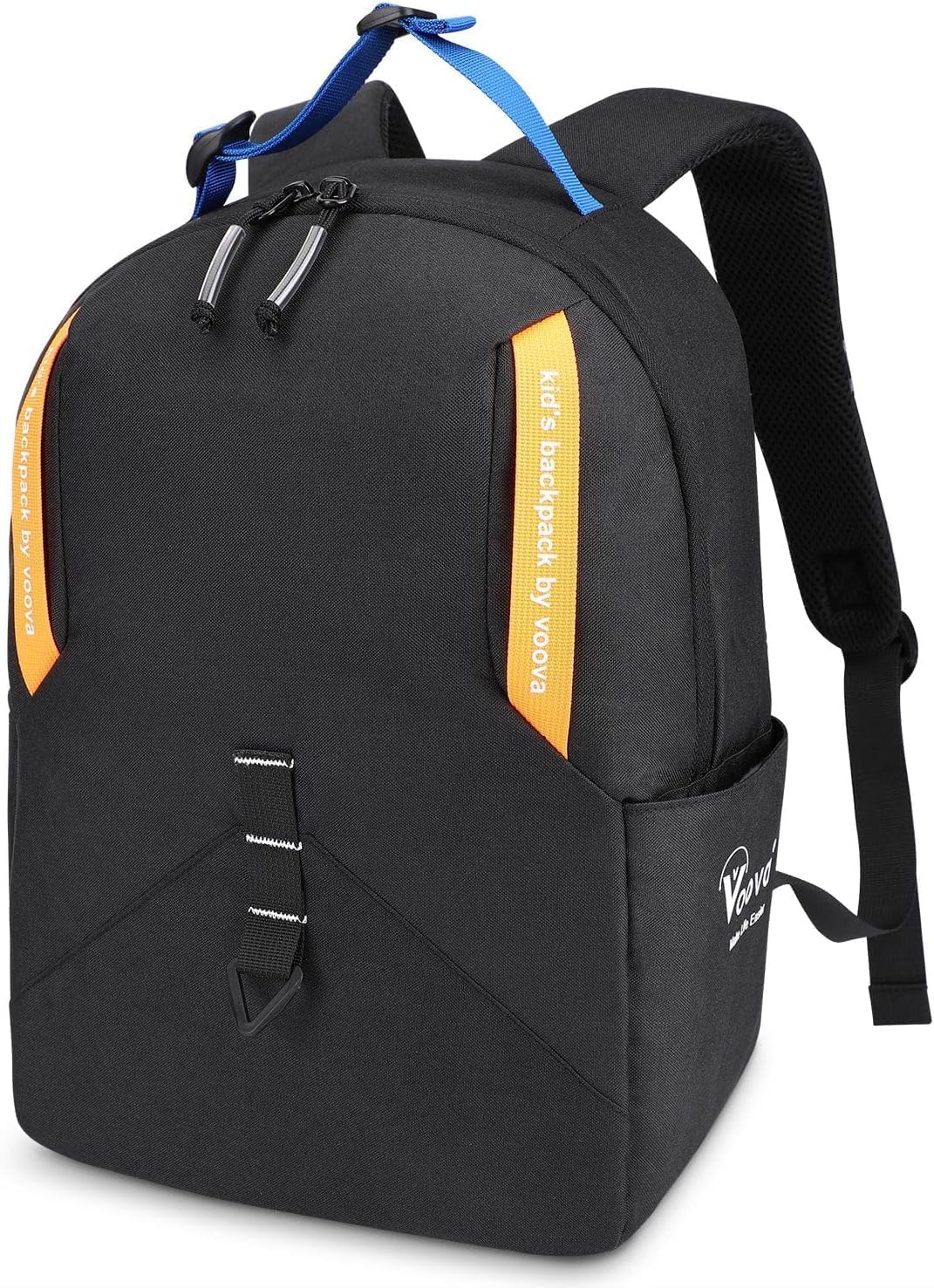 Voova Kids Backpack for Teen Girls Boys, Cute Mini Backpacks for Toddlers Preschool and Kindergarten, Waterproof Lightweight Small School Bookbag Fits 3 To 8 Years Old for School and Travel, Black