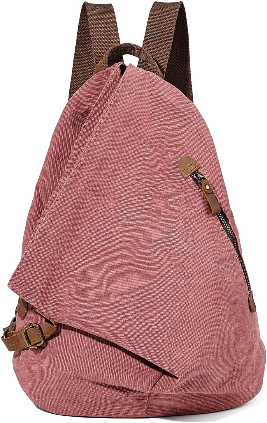KL928 Canvas Vintage Backpack – Large Casual Daypack Outdoor Travel Rucksack Hiking Backpacks for Men Women