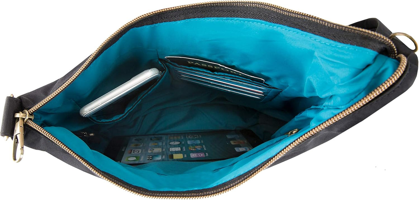 Travelon Anti-Theft Signature 3 Compartment Crossbody Bag
