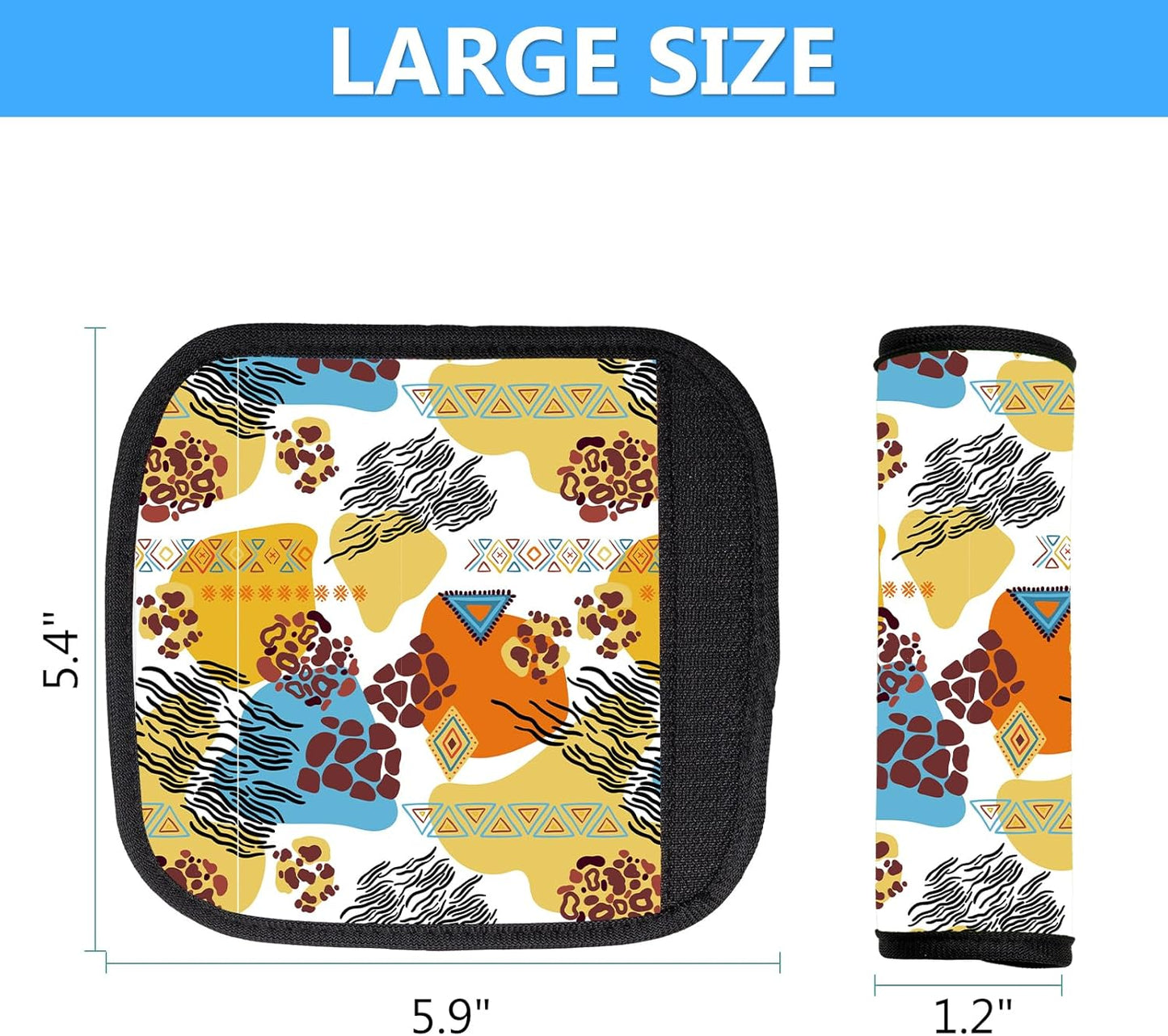 Luggage Handle Wraps 3Pcs – Neoprene Bag Handle Wrap for Bogg, Luggage Identifiers for Suitcases Easy Identification, Stylish & Comfy Suitcase Handle Replacement Travel Accessories for Airport Y09