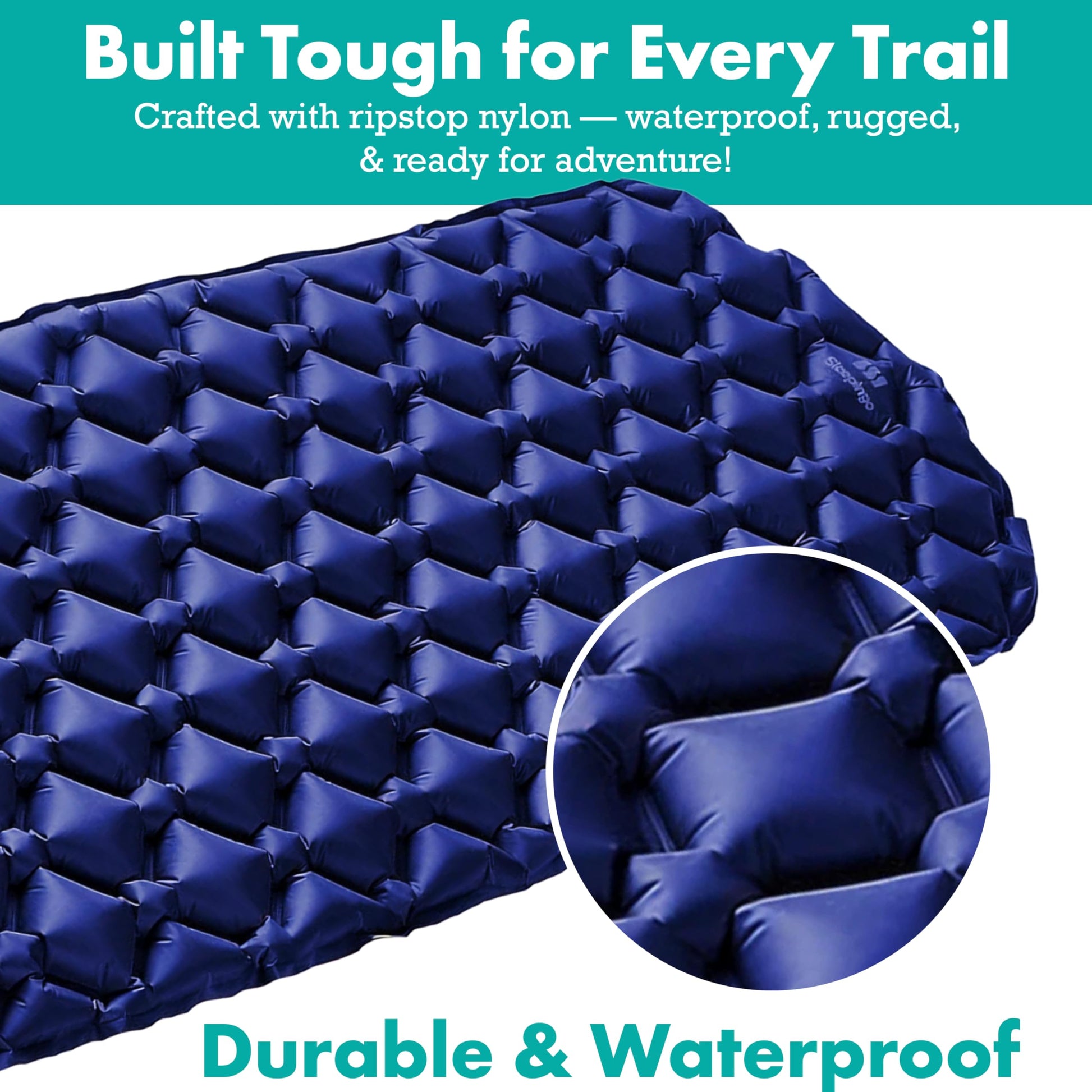 Sleepingo Inflatable Mat - Ultralight Sleeping Pad for Campings and Backpackings - Compact Air