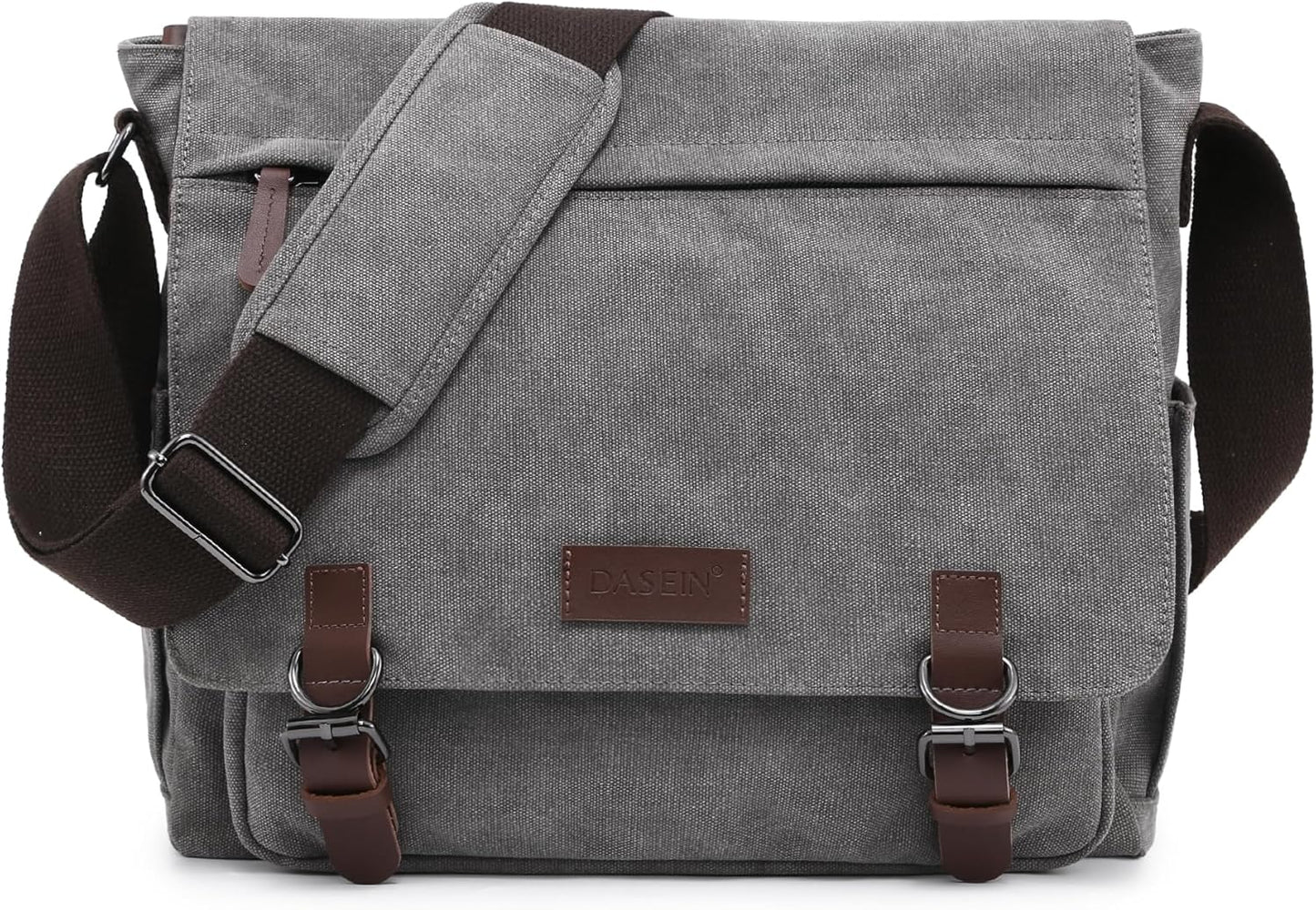 Large Vintage Canvas Messenger Shoulder Bag Travel Crossbody Purse Briefcase Business Bag for