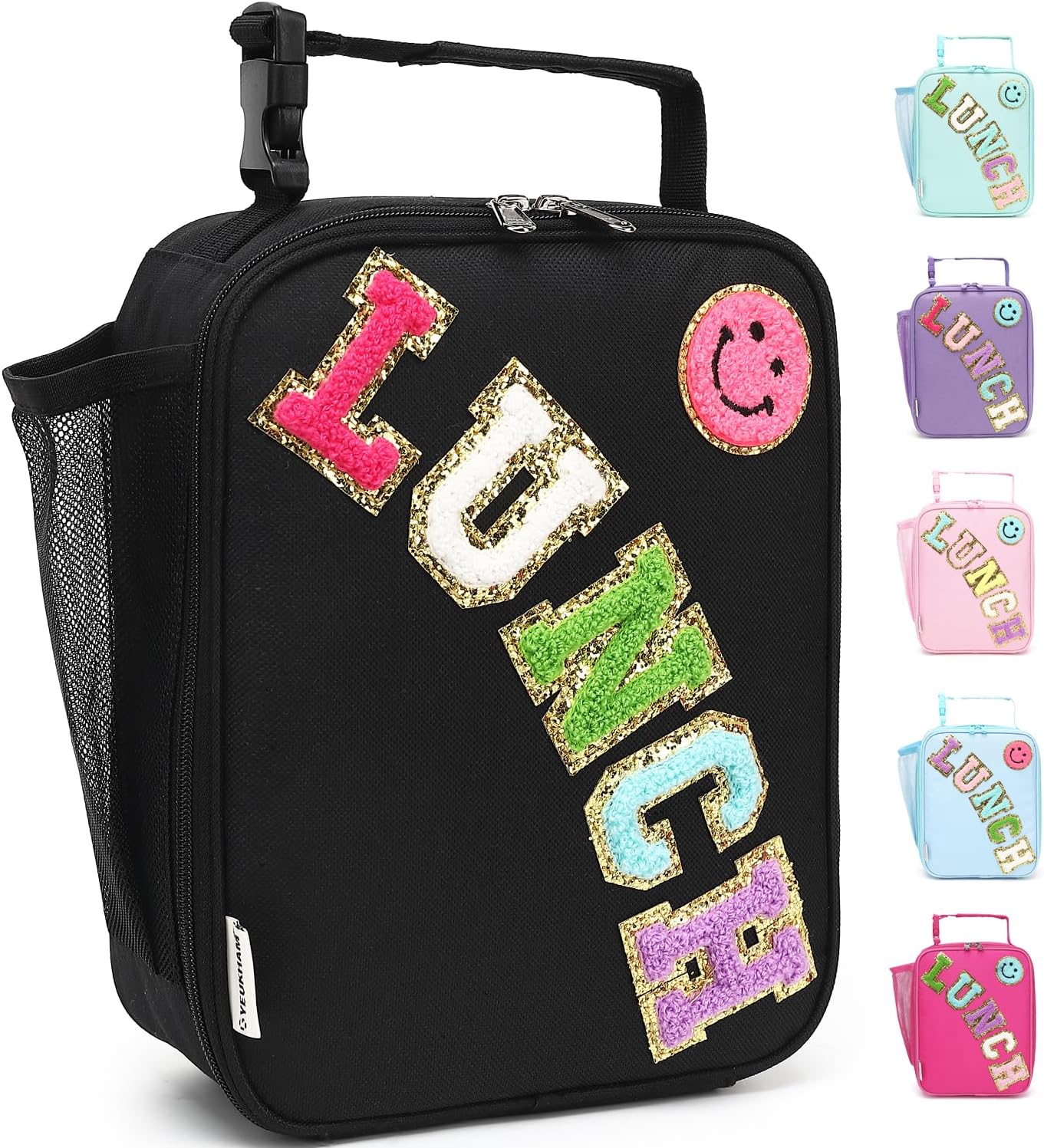 FlowFly Lunch box Insulated Soft Bag Mini Cooler Back to School Thermal Meal Tote Kit With Buckle