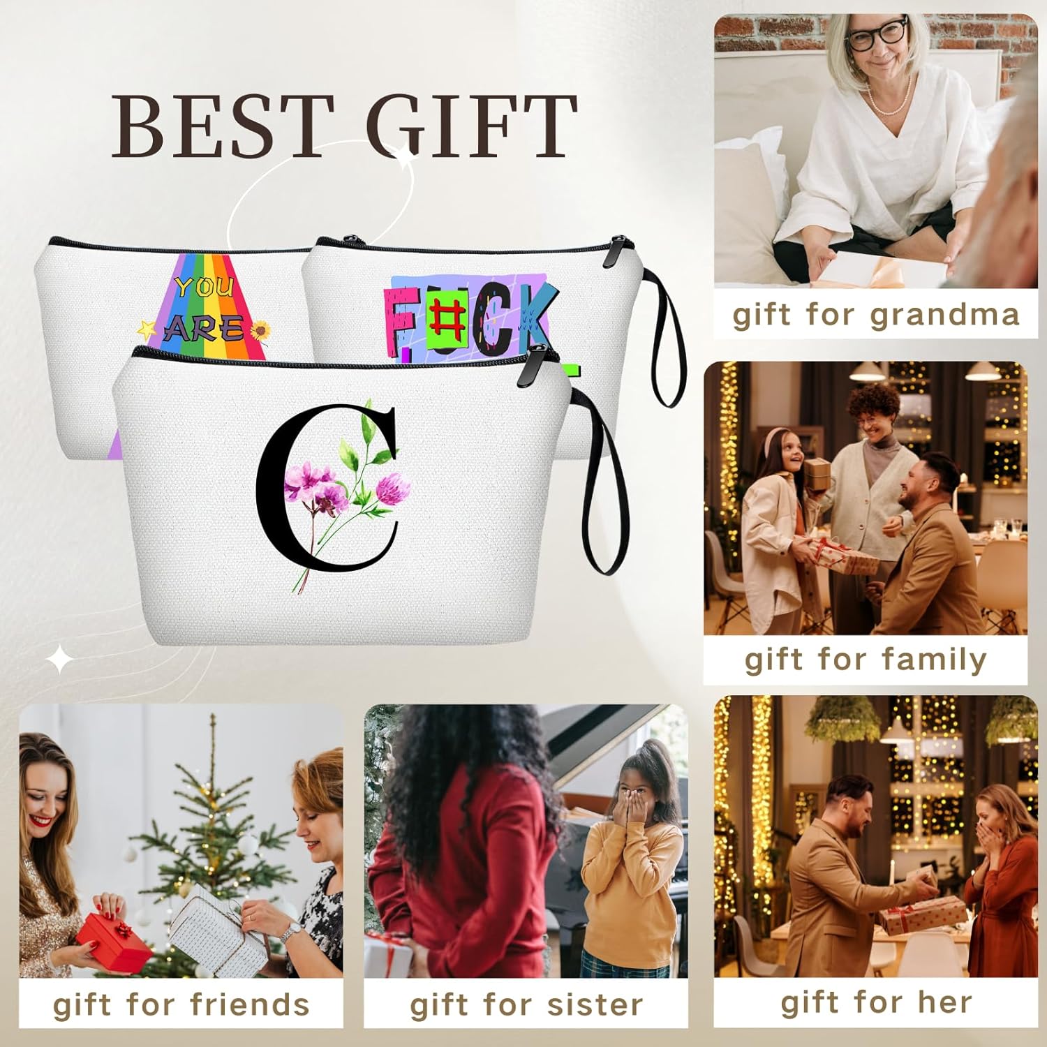 SEAMOON Happy Birthday Friendship Womens Bridesmaid Coolest Gifts for Sister Teacher Coworkers