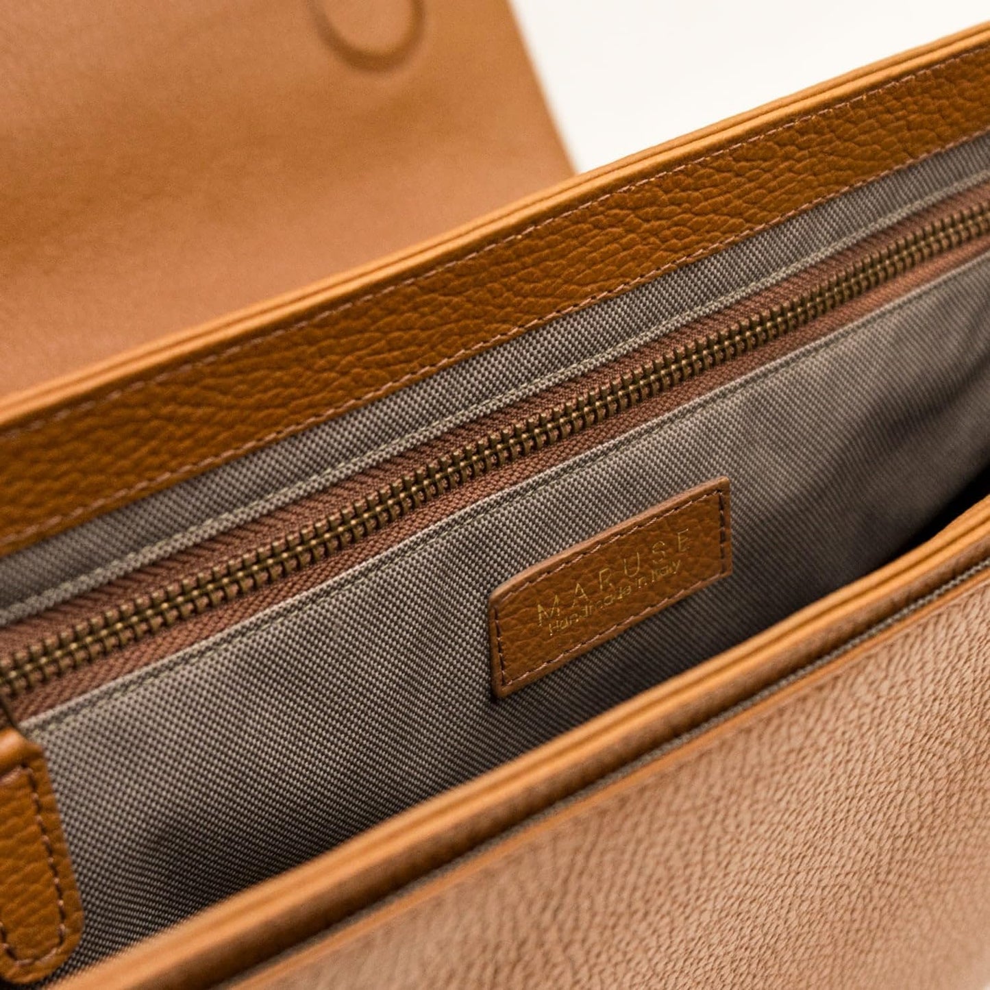 Maruse Leather Messenger Bag for Men and Women Shoulder Bag Laptop Briefcase Satchel Man Bag Work Bags Handmade in Italy