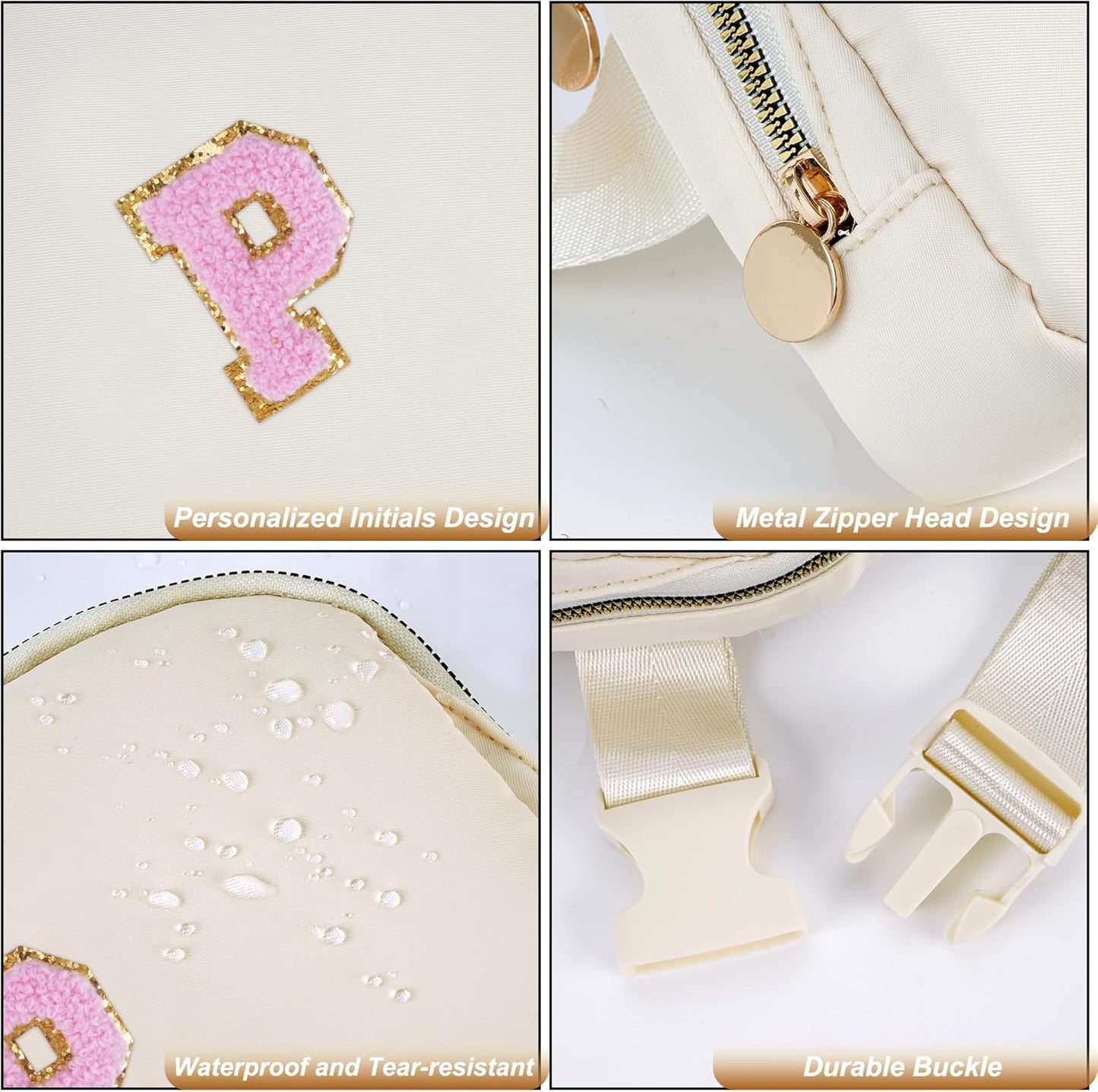 Kids Party Favors Bags 4-12, Gift Bags for Girls Teens, Accessories, Prizes | Cream