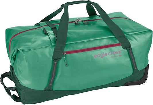 Eagle Creek Migrate 110L Wheeled Duffel Bag – Durable, Weather-Resistant Travel Duffel with Smooth Wheels - Multiple Carry Options for Easy Transport - Willow Green