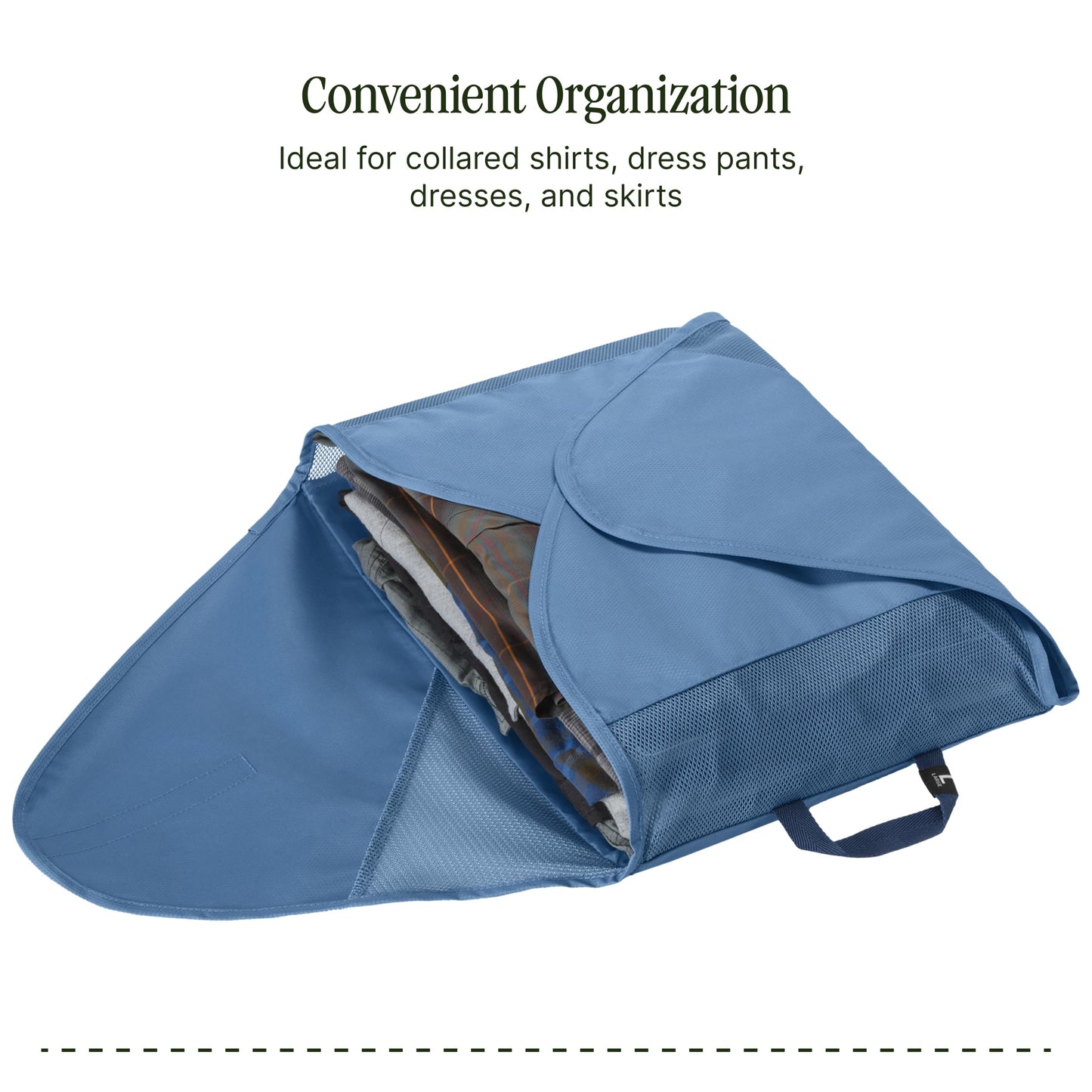 Eagle Creek Pack-It Reveal Garment Folder, Large, Blue Dawn