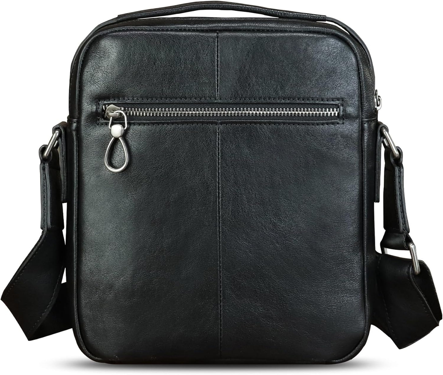 Genuine Leather Messenger Bag for Men Shoulder Crossbody Bag Vintage Man Purse Satchel Handbag