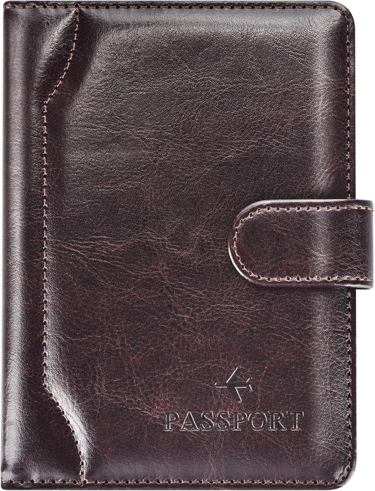 Herain Passport Holder for Travel Cruise Essentials, Passport Cover Wallet Case Women Men, RFID Passports Book Holders Travels Gifts Must Haves Accessories