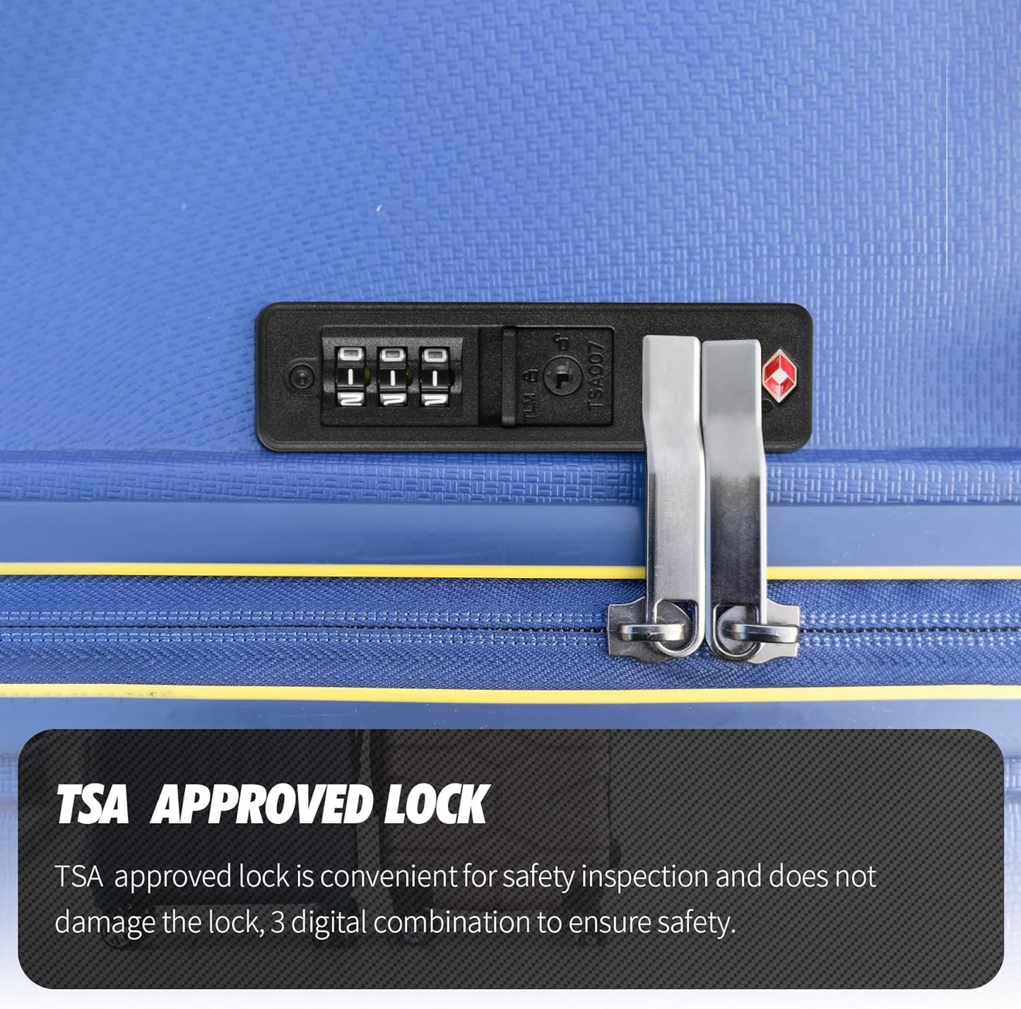 Zoofen Luggage Lock TSA Approved Luggage Travel Lock Luggage Suitcase Baggage Lock