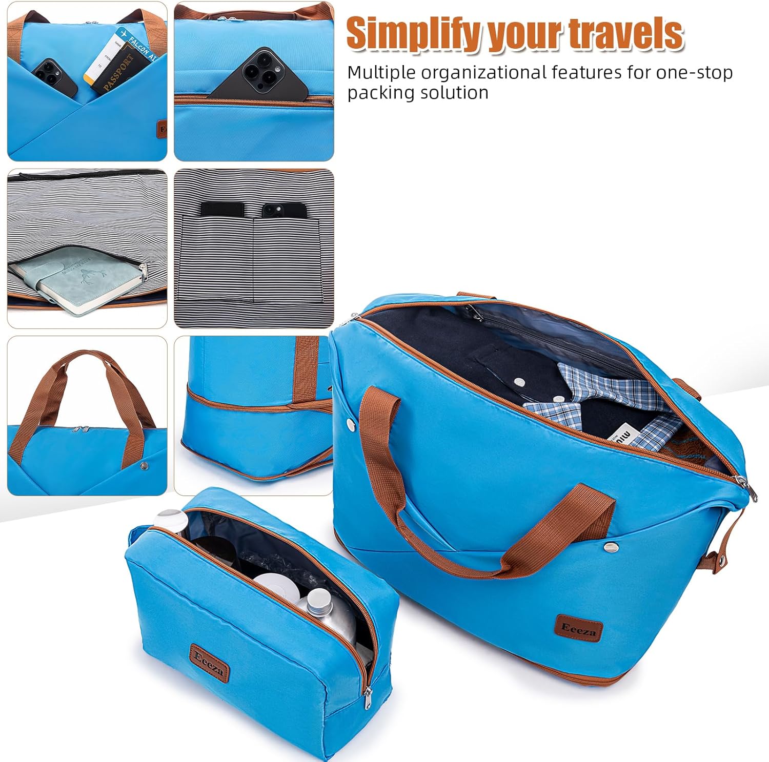 Carry on Luggage Sets 22x14x9 Airline Approved Durable Travel Luggage Suitcases with Wheels,ABS