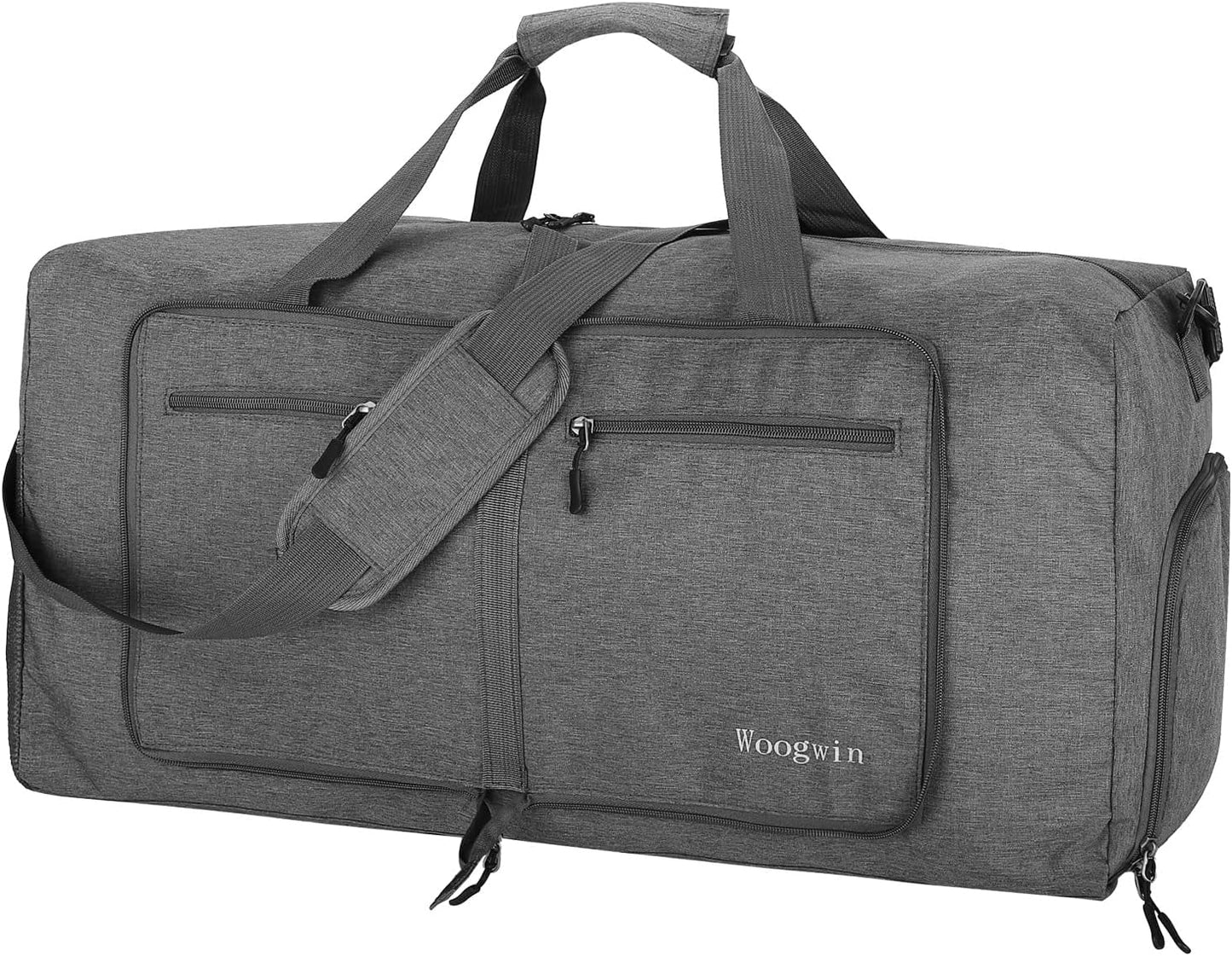 Woogwin Travel Duffel Bag Large Foldable Waterproof Overnight Bag for Beach Swim Bags Pool Sports Gym