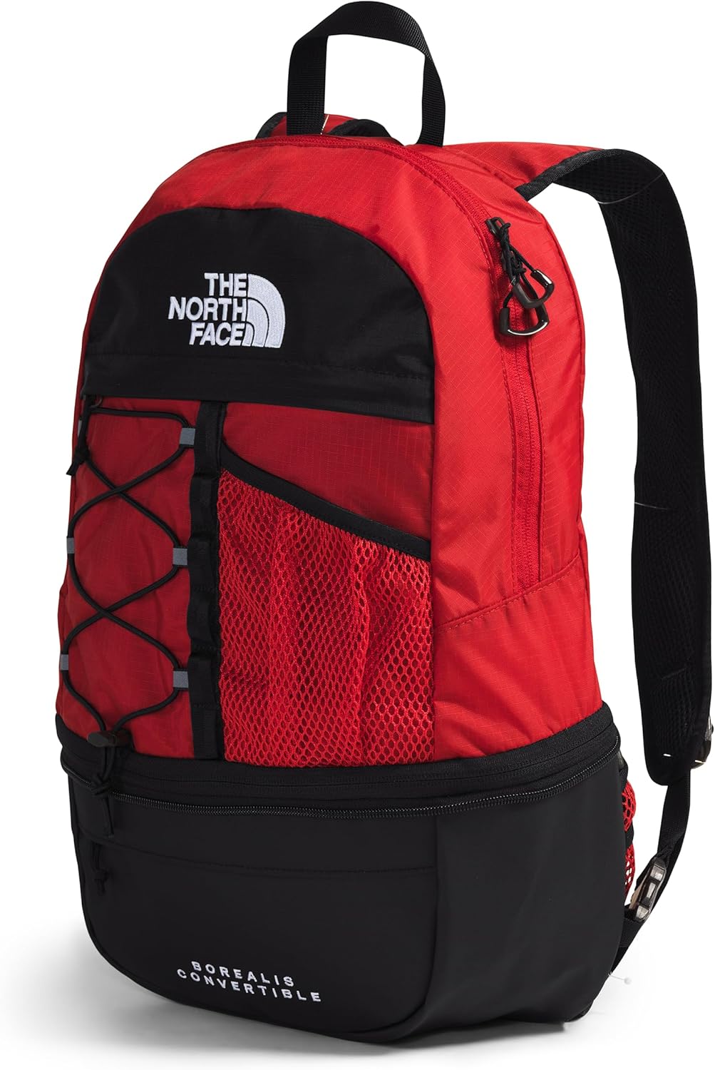 The North Face Borealis Convertible Pack | Commuter Laptop Backpack with Removable Lumbar Pack, Water Repellent Finish, TNF Red/TNF Black, One Size