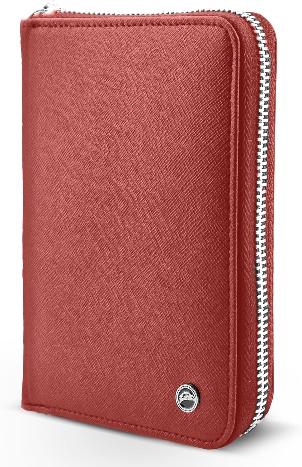 RFID Travel Wallet Passport Holder w/Zipper - Organizer Bag for Travel Documents – Safety Essentials Cover for Men Women