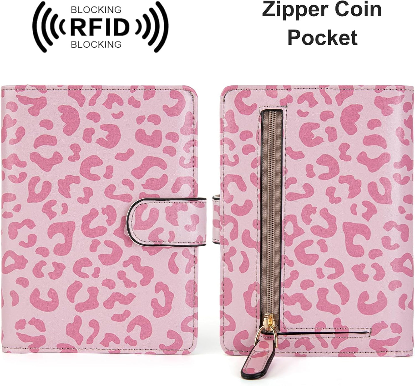 Passport Holder for Travel Essentials, RFID Blocking Passport Wallet Cover with Magnetic Closure