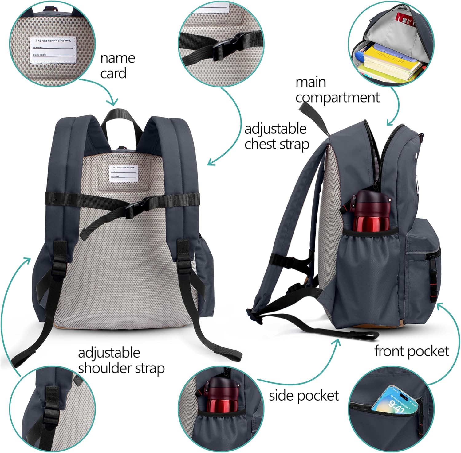 Toddler Backpack for Boys 2-5: Preschool Kindergarten Backpack - 13" Daycare Backpack Fit A4 Folder
