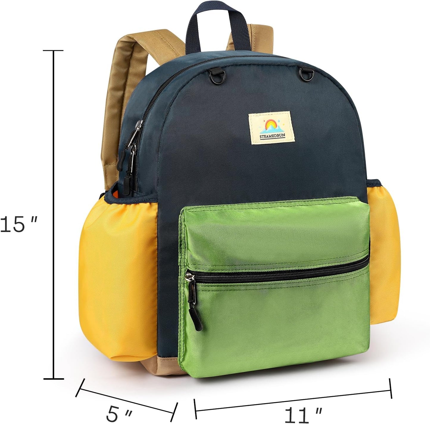 STEAMEDBUN Kids Backpack for Boys 6-8: Toddler Backpack for Preschool Kindergarten - Boys Backpacks
