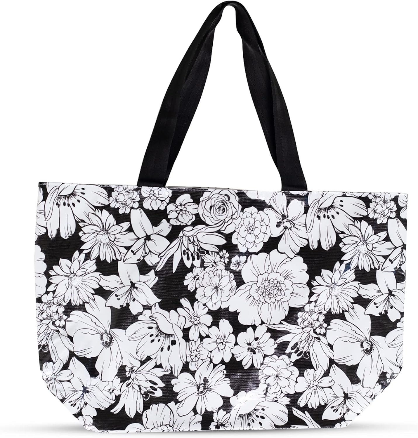Alux Tote Bag for Women - Waterproof, Sturdy & Spacious Bag for Beach, Work, Gym, Travel - Eco-Friendly & Easy to Clean