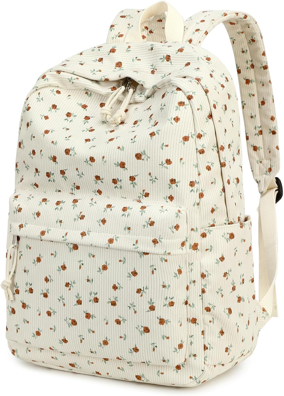 School Backpack for Teen Girls Bookbags Elementary High School Corduroy Laptop Bags Women Travel Daypacks