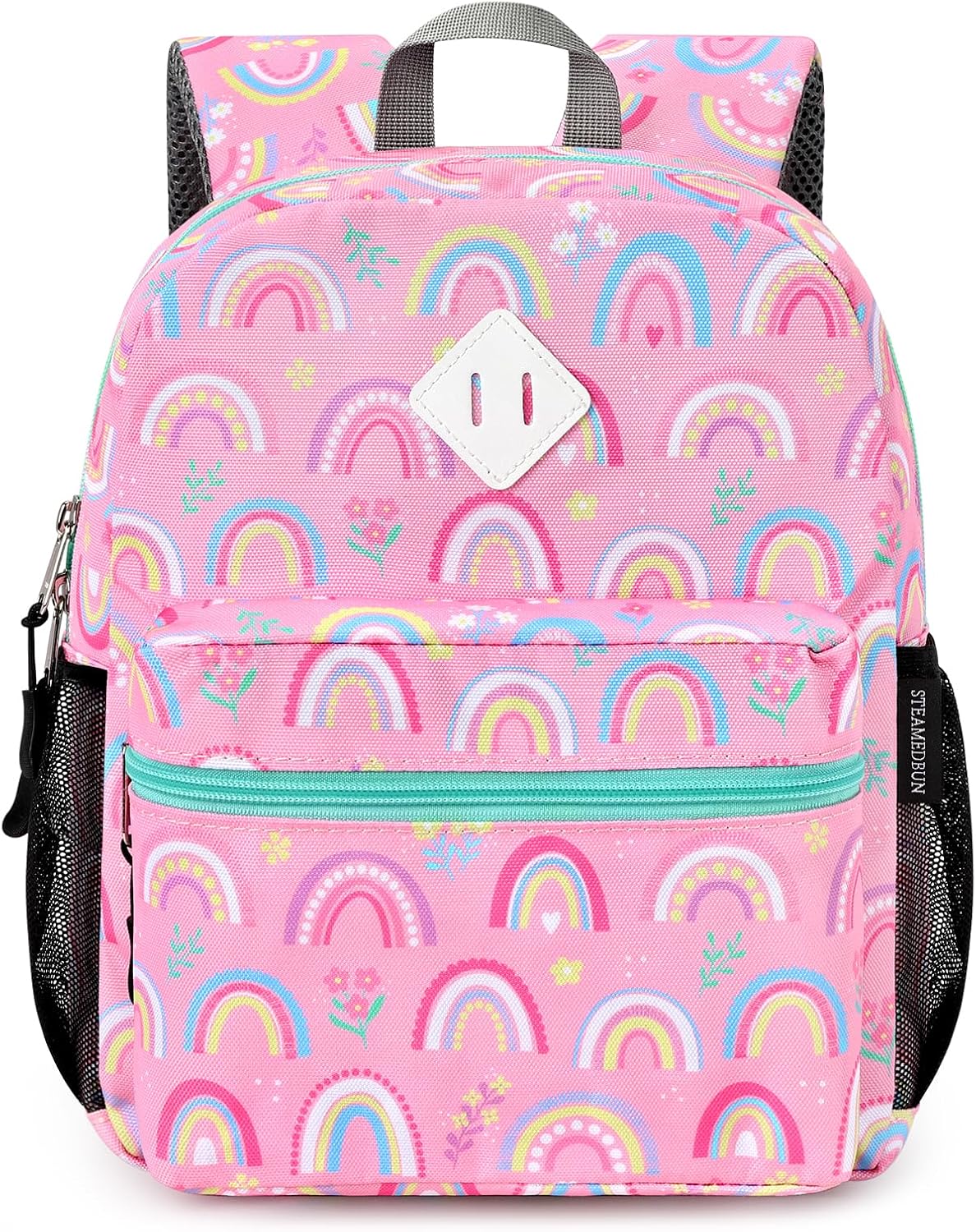STEAMEDBUN Toddler Backpack for Boys 2-4,Rainbow Preschool Backpack for Baby Daycare,Mini