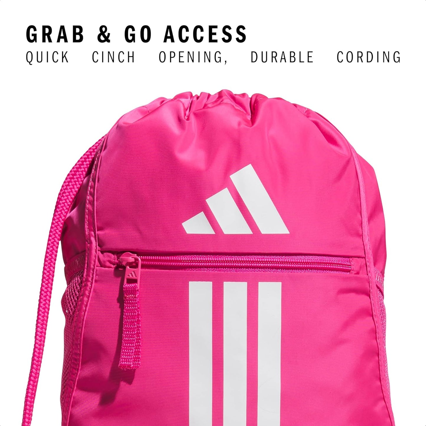 adidas Alliance Sackpack – Drawstring Backpack Small Bag for Men and Women