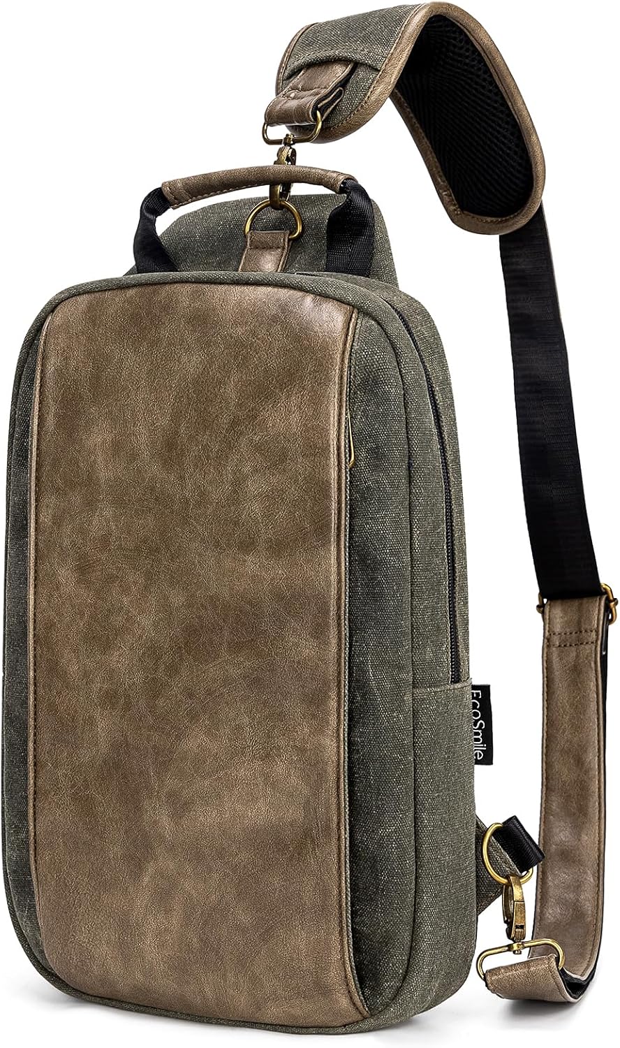 Canvas Messenger Bag Sling Bag Crossbody Shoulder Bag for Men Women Travel Work Satchel Bags