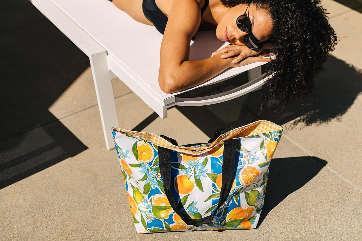 Alux Tote Bag for Women - Waterproof, Sturdy & Spacious Bag for Beach, Work, Gym, Travel - Eco-Friendly & Easy to Clean