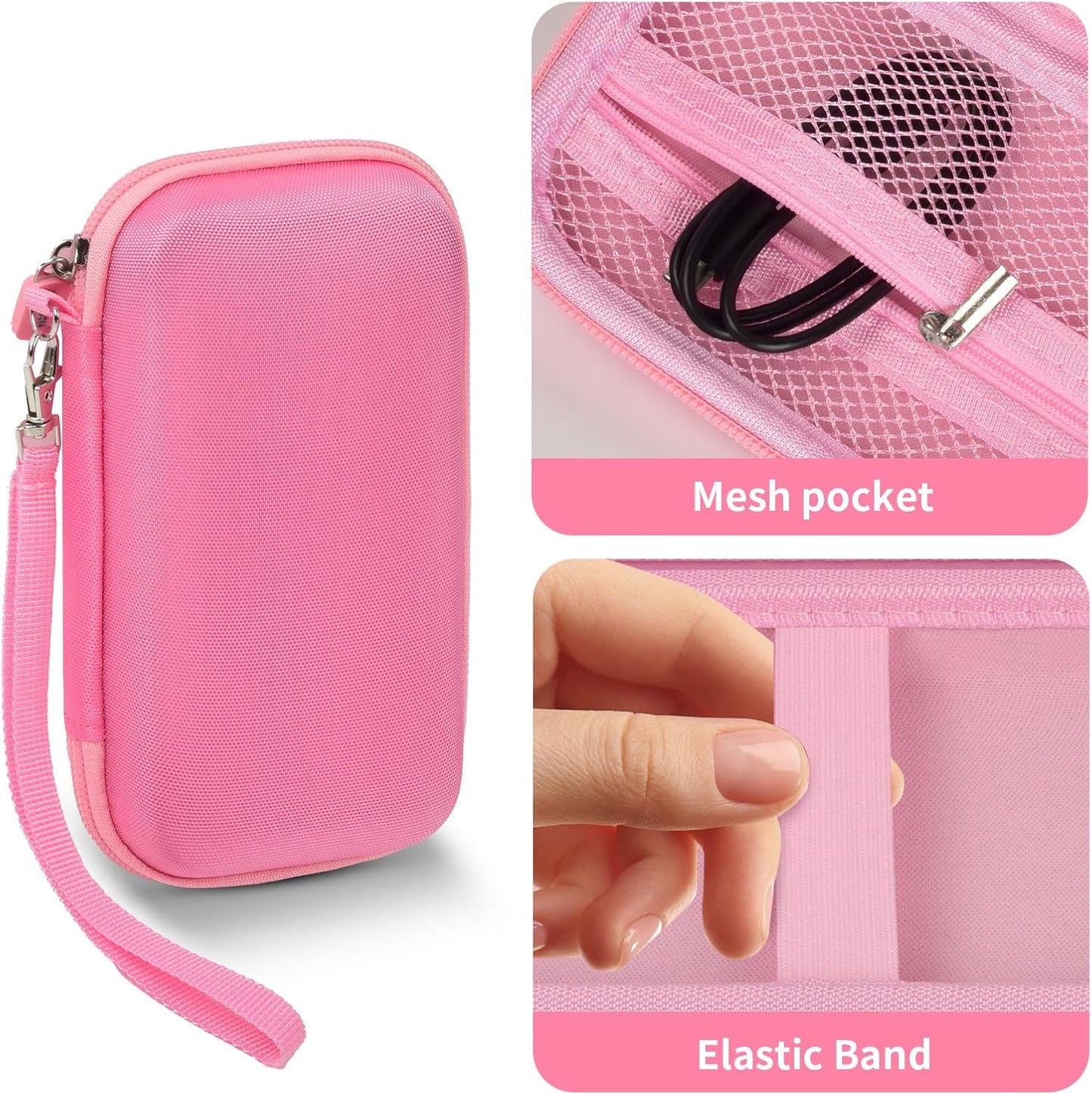 Portable Bank Charger Case for OHOVIV for SABANI for Charmast for VRURC for YILANS for CFIAI for LOVELEDI for RGVOTA for Miday for RONEGN for POIYTL for IAPOS Fast Charging Battery (Pink)