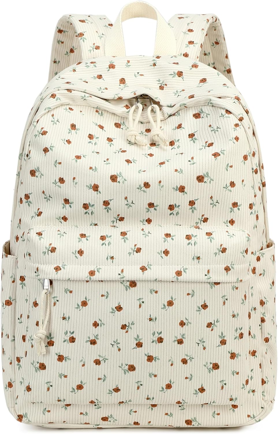 School Backpack for Teen Girls Bookbags Elementary High School Corduroy Laptop Bags Women Travel Daypacks