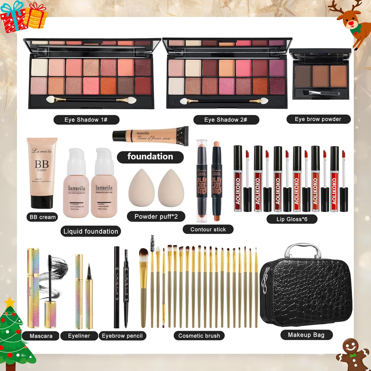 All in One Makeup Kit for Women Full Kit,Makeup Set for Women, Includes Eyeshadow