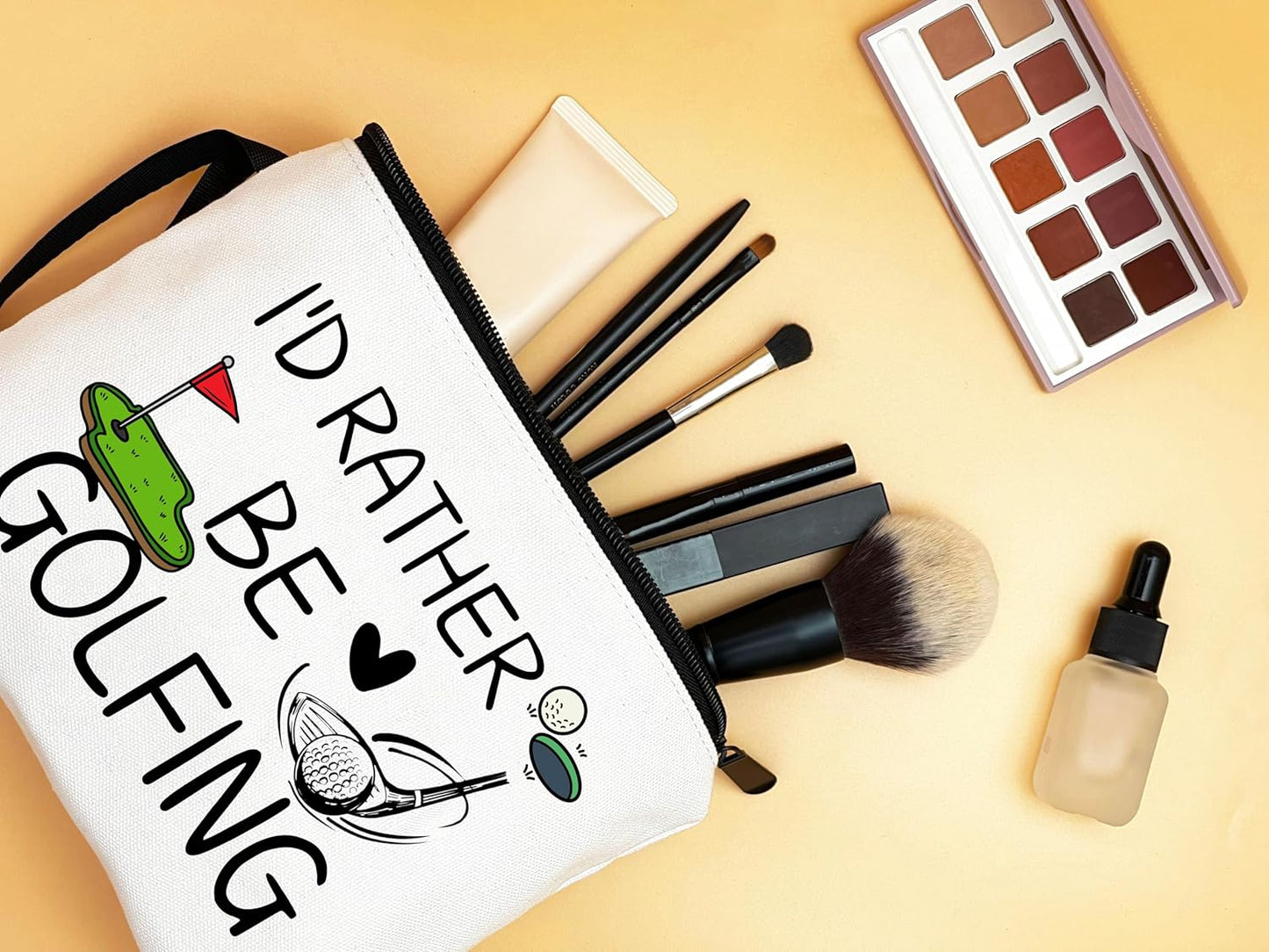 Golf Gifts,Golf Balls for Women,Small Golf Bag,Golf Ball Bag,Purse Makeup Bag,Cosmetic Bag for Purse,Birthday Gifts for Friends Female,Gifts for Golfers,Golf Accessories