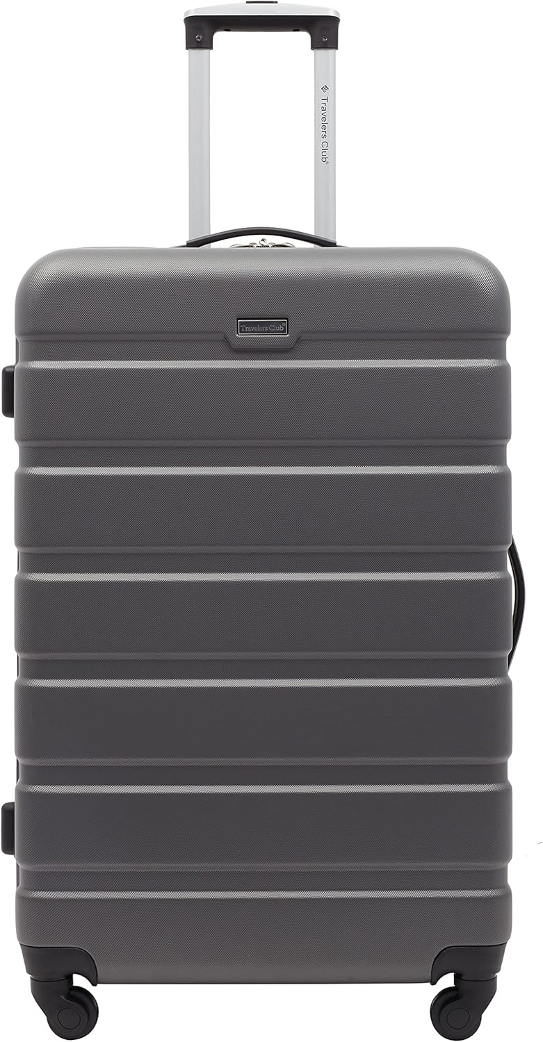 Travelers Club Harper Luggage, Charcoal, 2 Piece Set