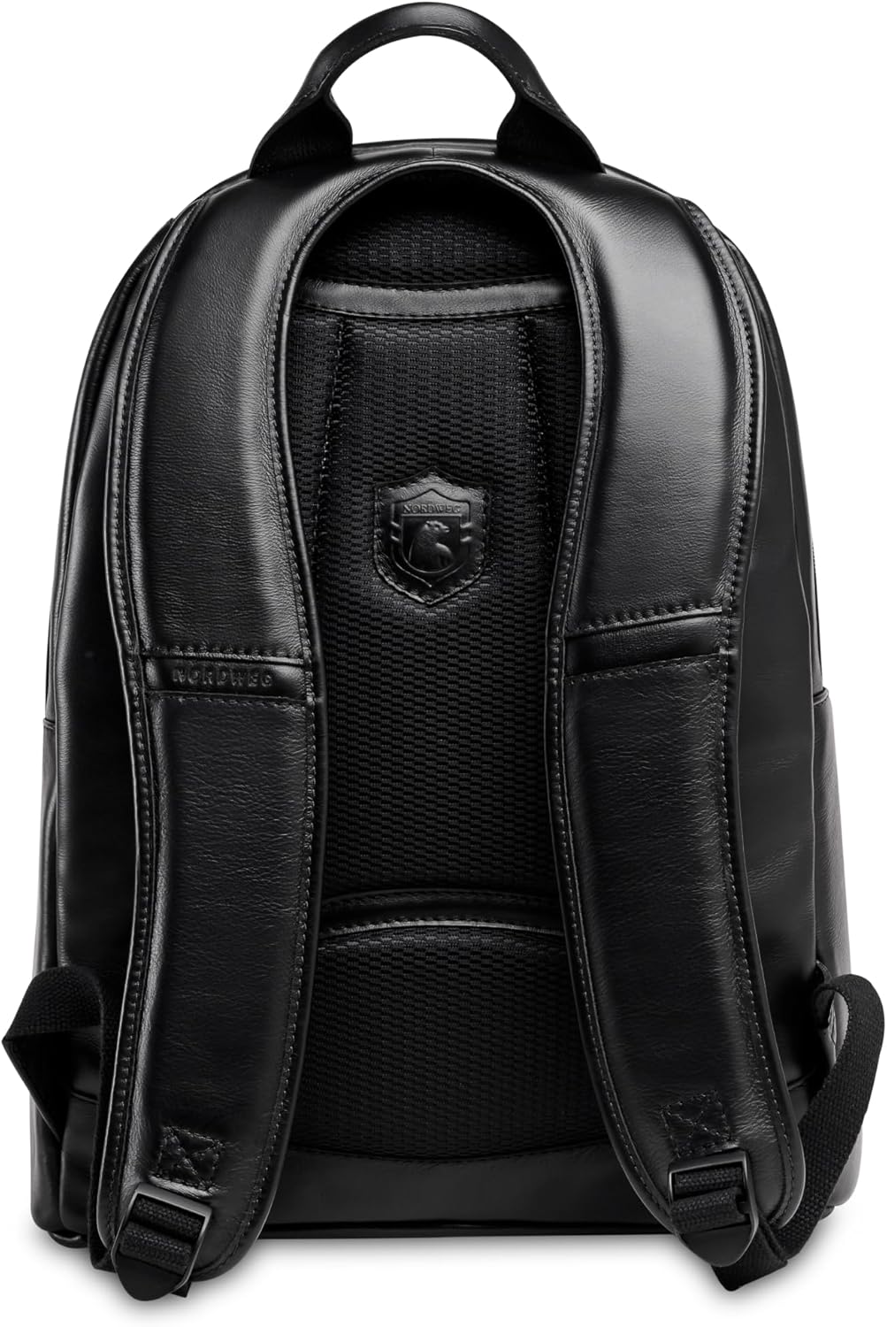 Nordweg Leather Laptop Backpack NW074B – Lightweight Daypack for Work, Travel & College – Fits