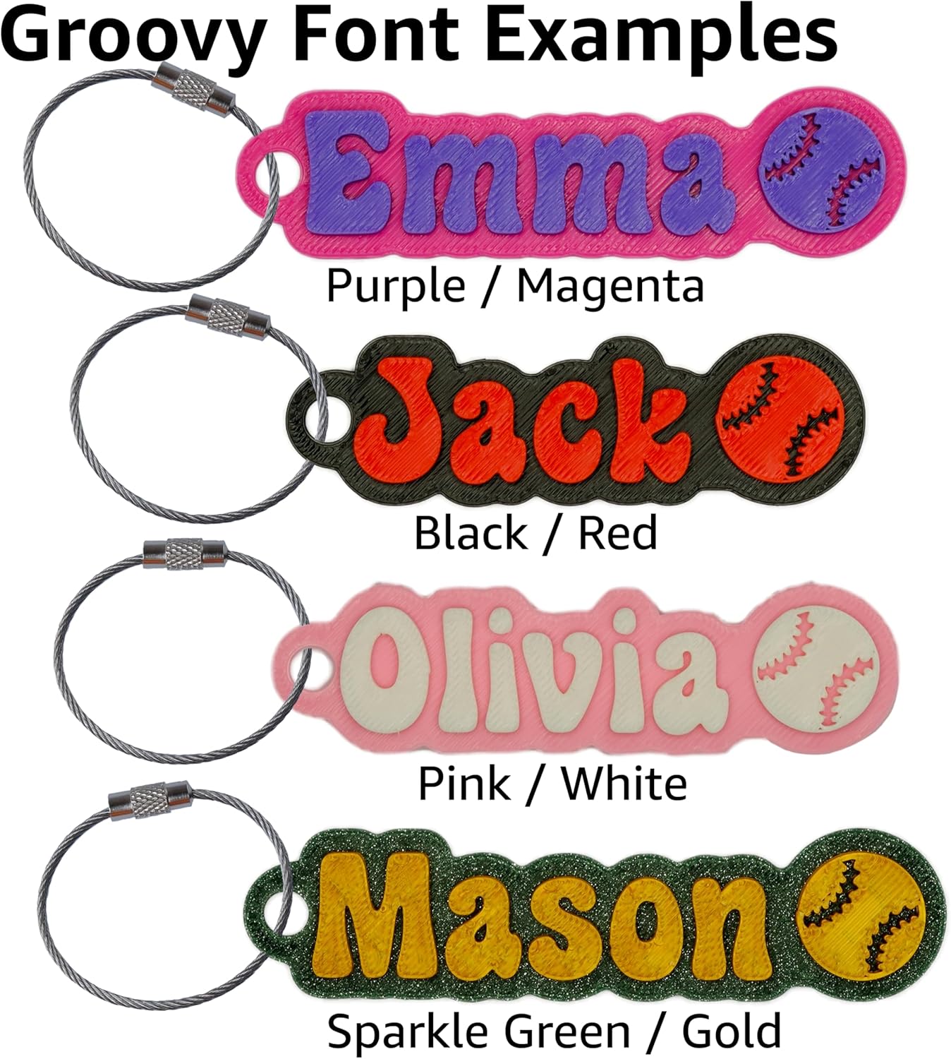 Custom Water Bottle and Bag Name Tag