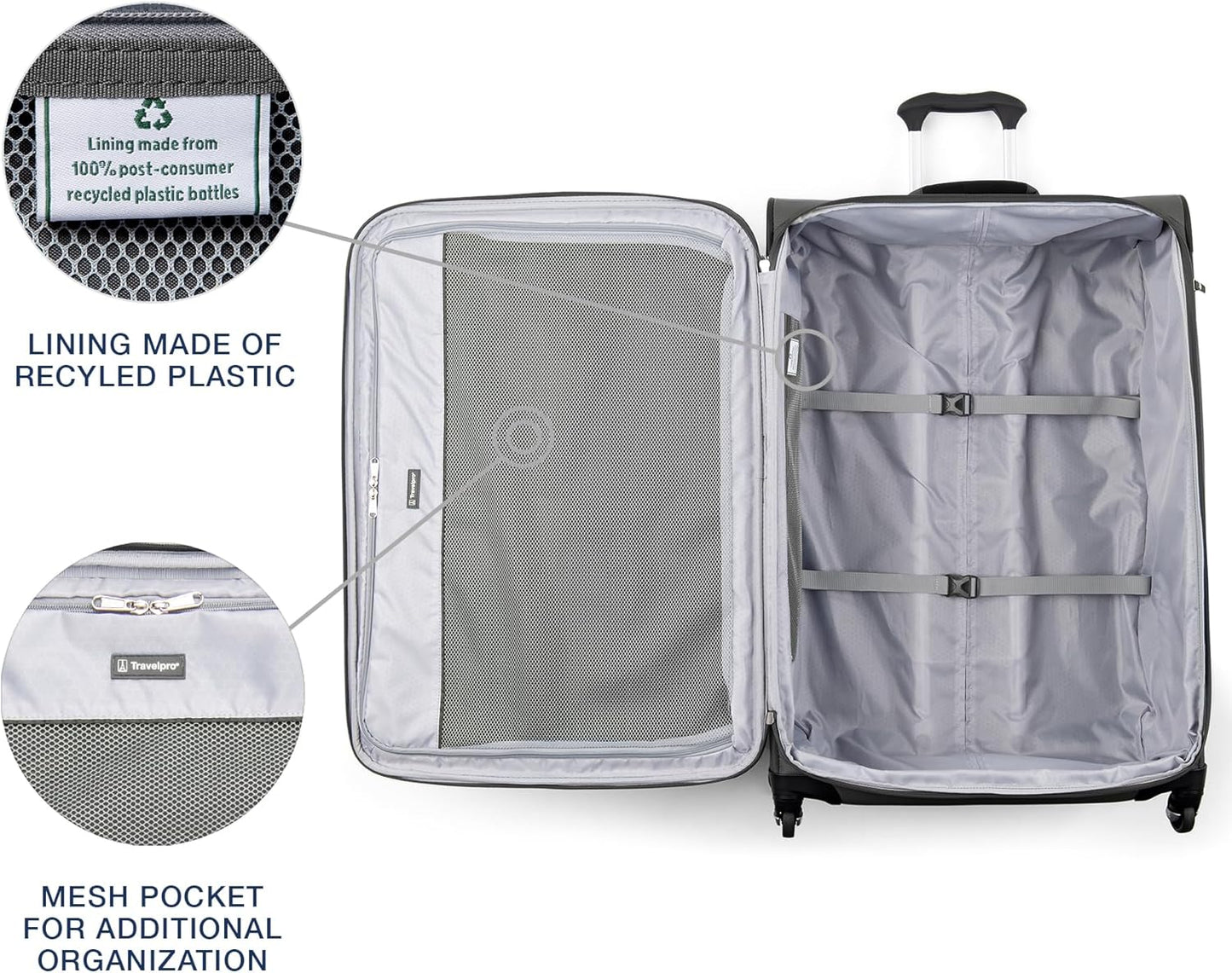 Travelpro Maxlite 5 Softside Expandable Checked Luggage with Spinner Wheels, Lightweight, 29-Inch