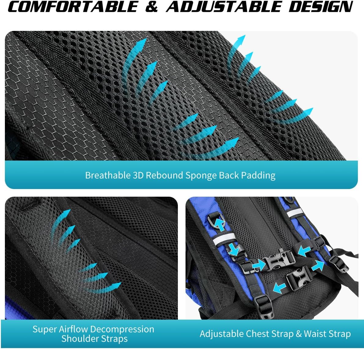 Hydration Backpack with 3L Water Bladder, Insulated Running Hydration Pack Hydropack, Lightweight Water Backpack for Hiking Cycling Camping Biking for Men Women