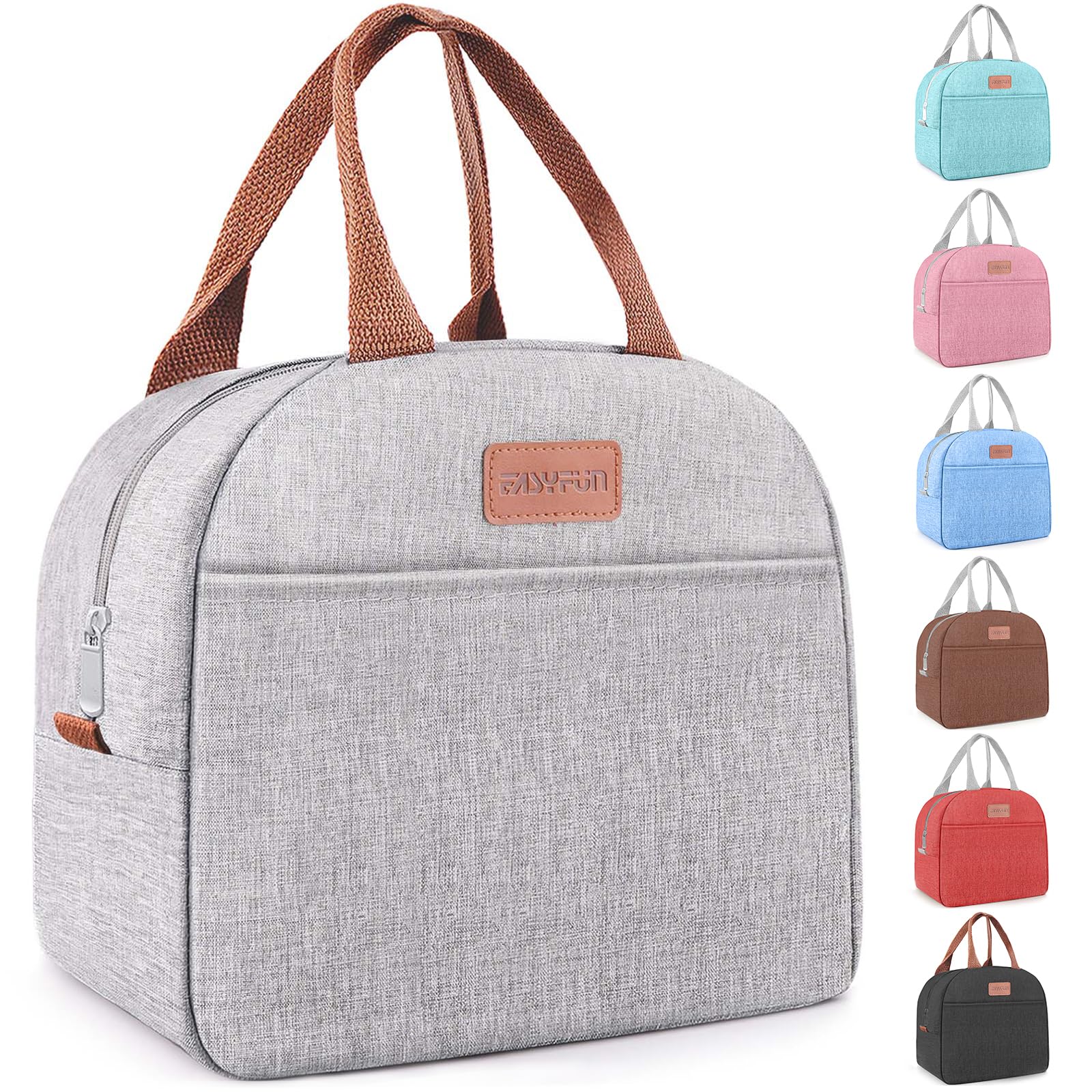 Lunch Bag for Women & Men Adult Insulated Lunch Box, Small Leakproof Cooler Food Lunch Containers