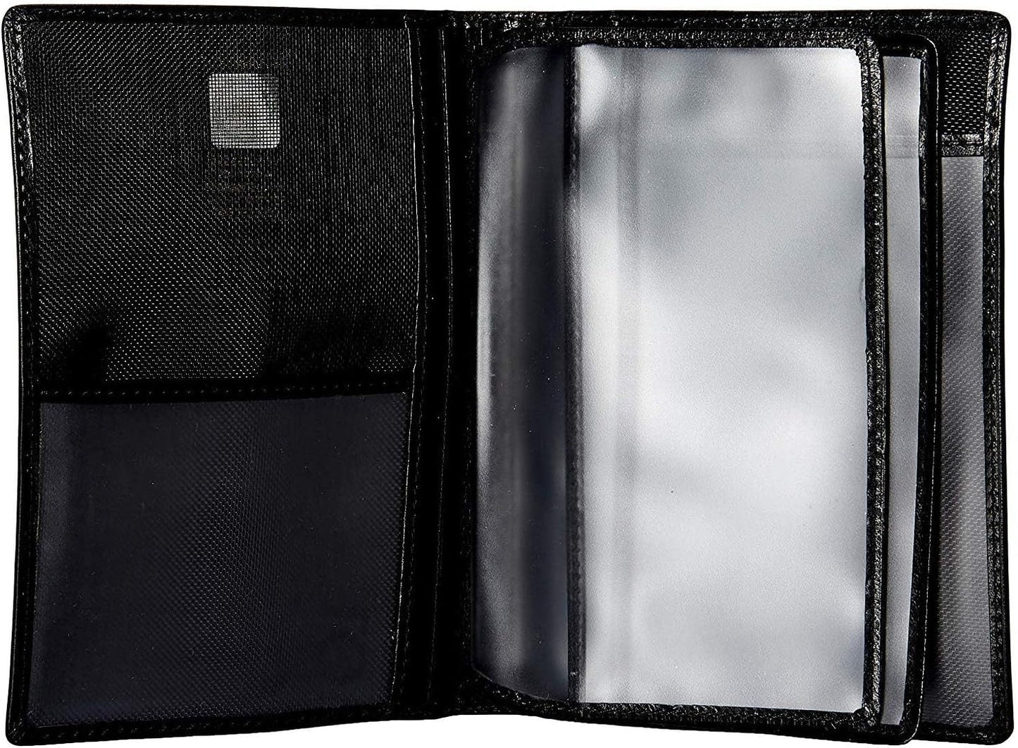 Tony Perotti Unisex Italian Bull Leather Executive Bifold Passport Cover Case in Black