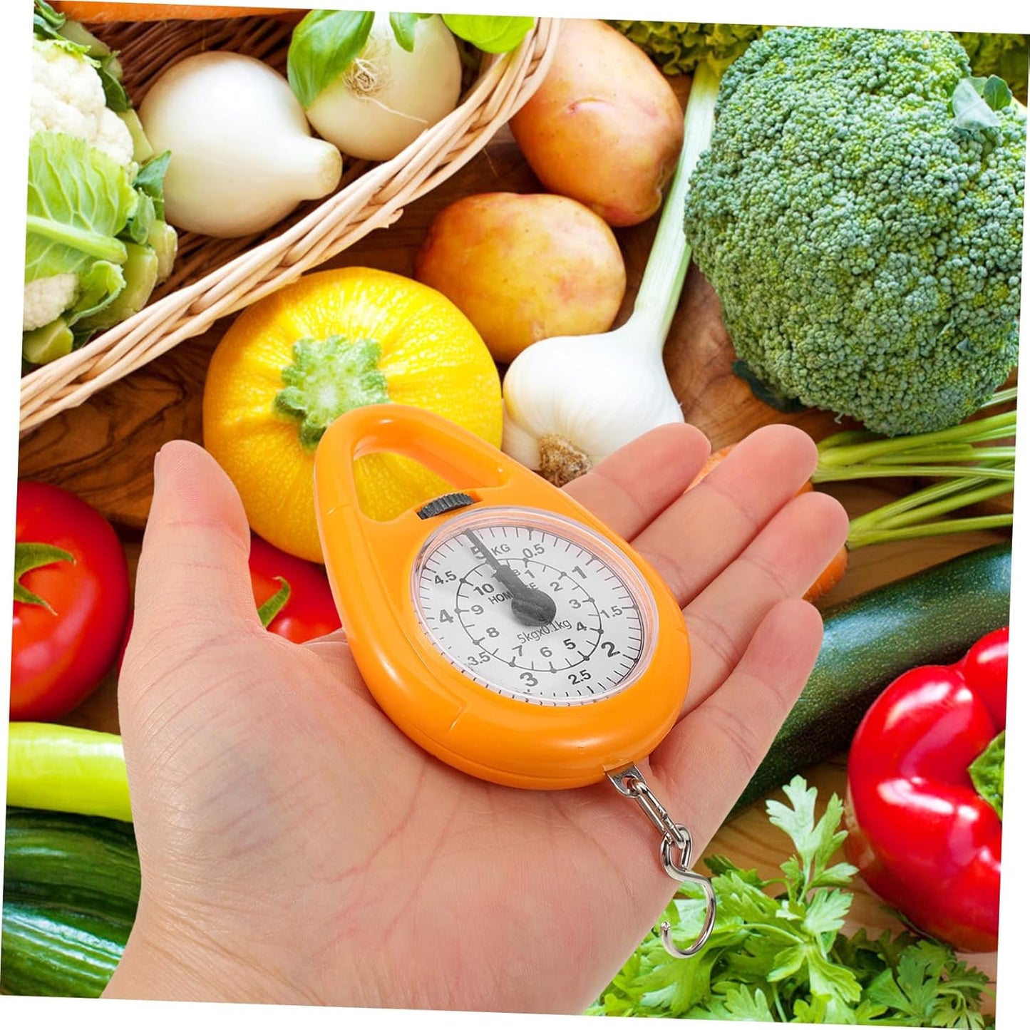 5pcs Digital Hang Scale Luggage Weight Scale Compact Portable Hook for Travel and Home Use
