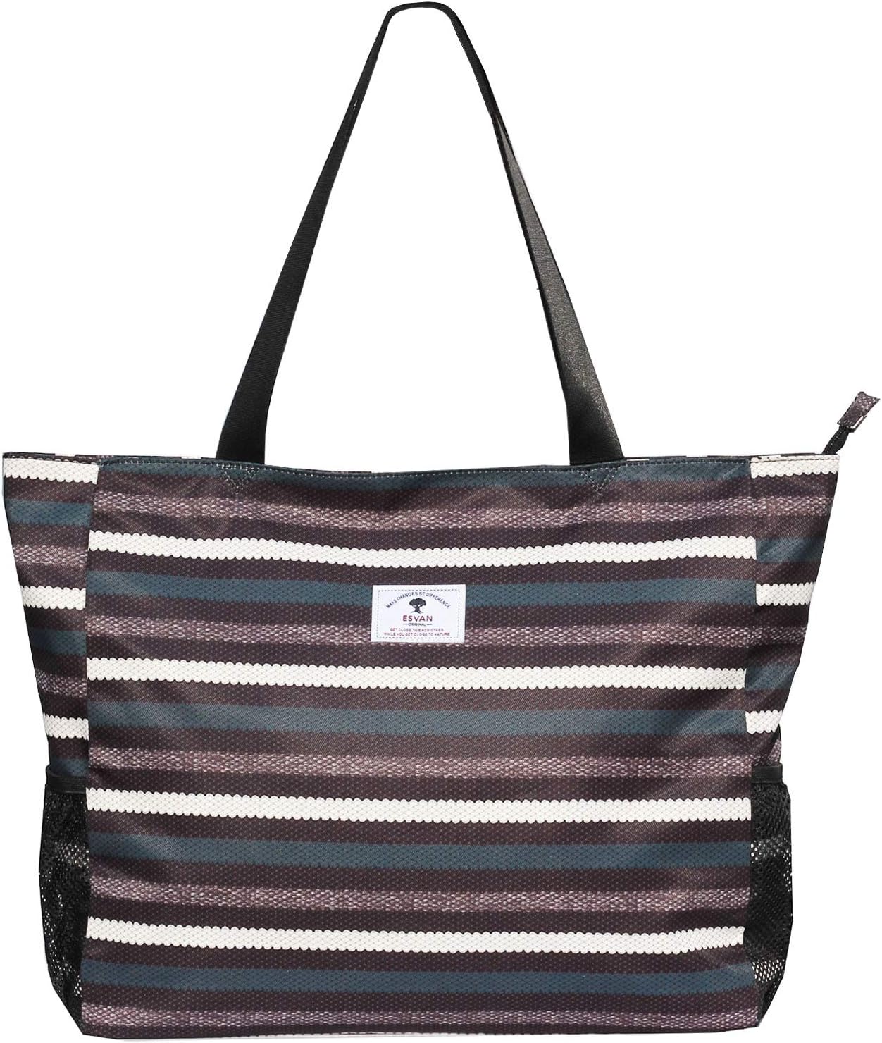 LARGE BEACH BAG Water Resistant Lightweight 20 inch Women Oversize Tote Bag for Gym Beach Travel