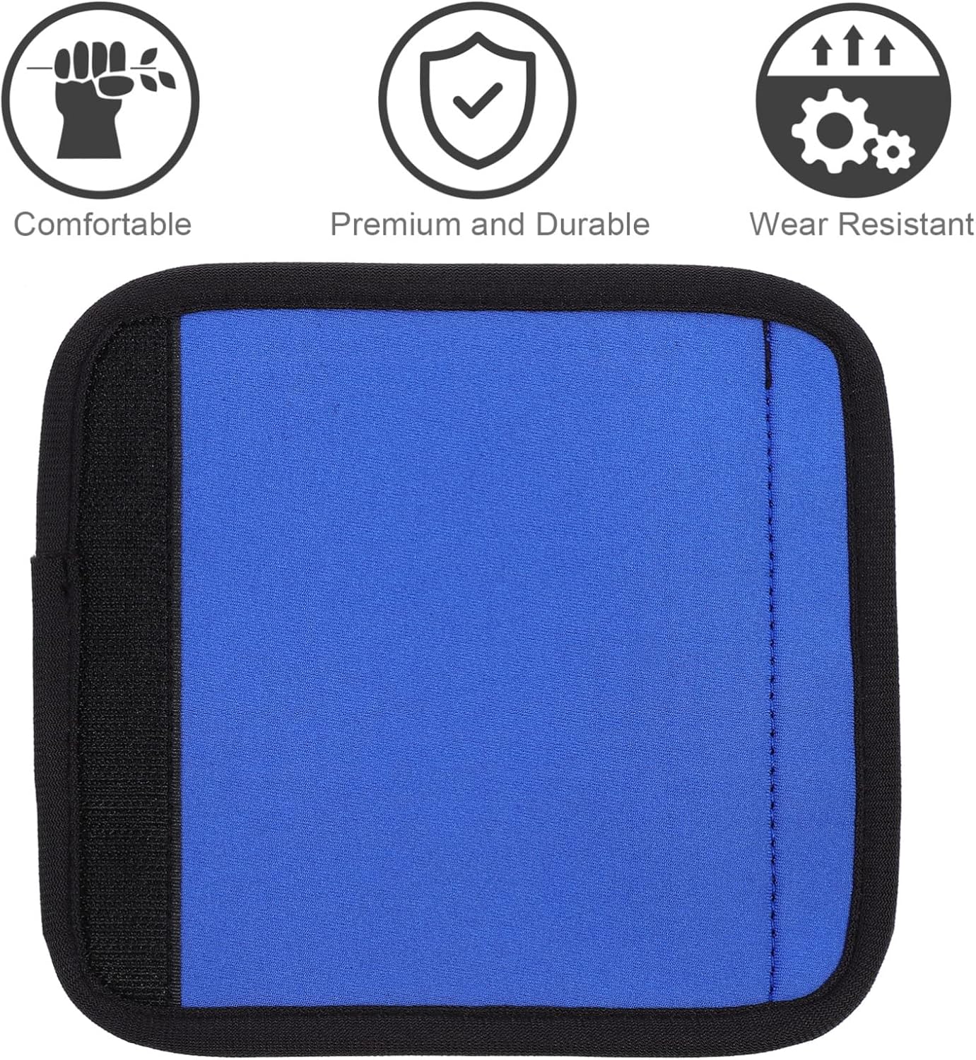 Generic Neoprene Handle Wrap, Travel Bag Handle Covers, Luggage Grip Luggage Identifiers Suitcase Handle Wraps (Blue)