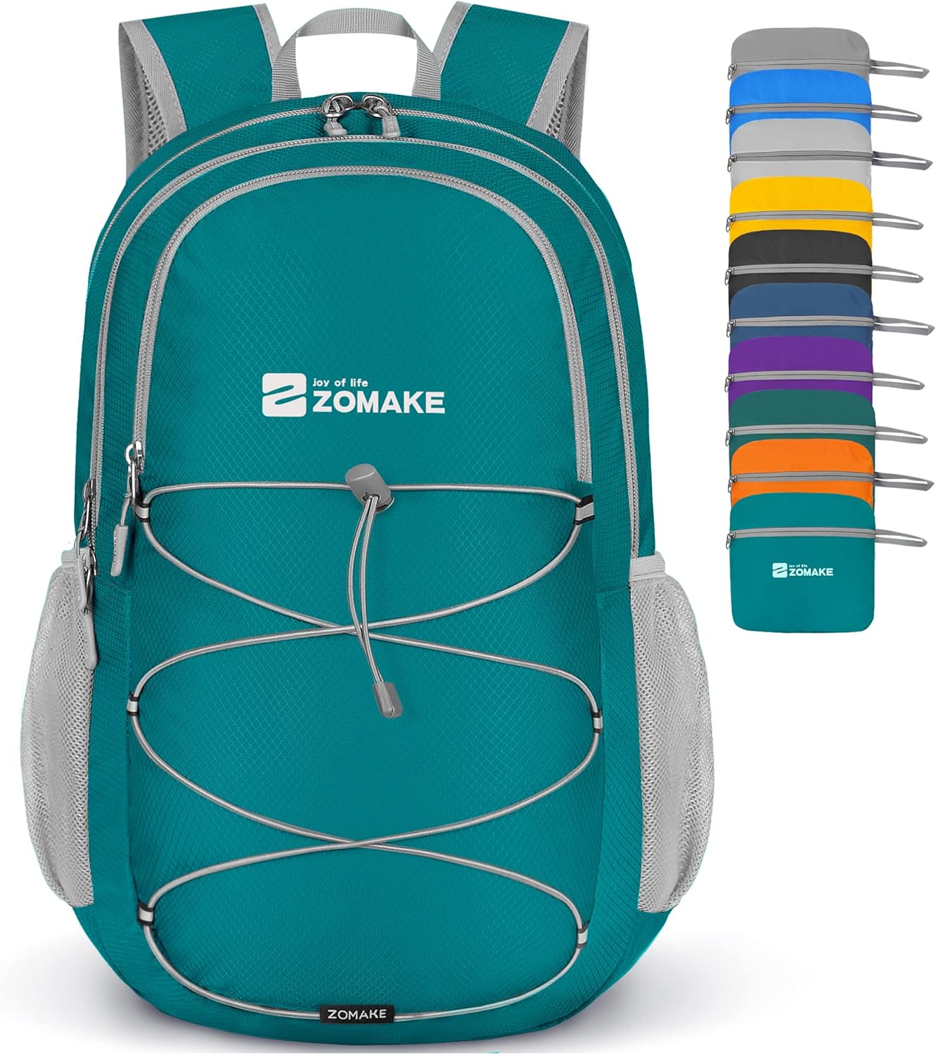 ZOMAKE Lightweight Packable Backpack 28L, Foldable Backpacks Water Resistant Collapsible Day Bag Light Daypack for Hiking