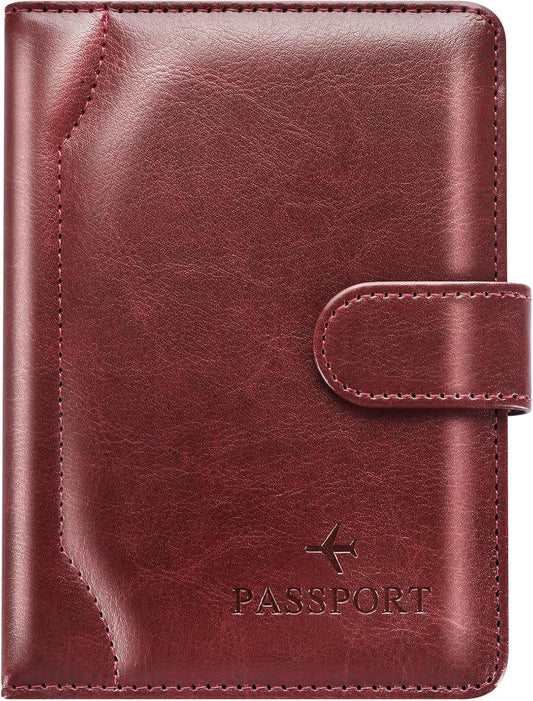 Herain Passport Holder for Travel Cruise Essentials, Passport Cover Wallet Case Women Men, RFID Passports Book Holders Travels Gifts Must Haves Accessories